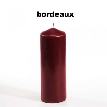 Stumpenkerze - Durchmesser: 50 mm - Höhe: 100 mm - verschiedene Farben