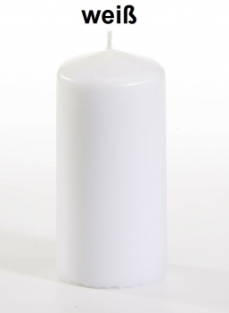Stumpenkerze - Durchmesser: 50 mm - Höhe: 100 mm - verschiedene Farben