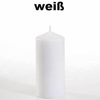 Stumpenkerze - Durchmesser: 60 mm - Höhe: 130 mm - verschiedene Farben