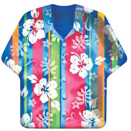 Kunststoff-Tablett "Hawaiihemd"