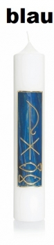 Taufkerze - 166712 - 415/30 - Farbe: blau oder altrot
