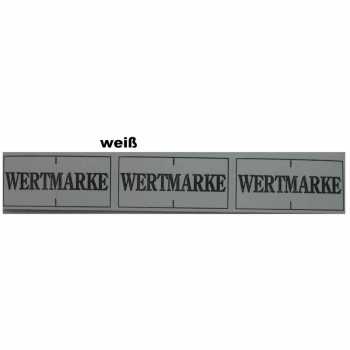 Wertmarken - teilbar - 2000 Stück/Rolle - verschiedene Farben