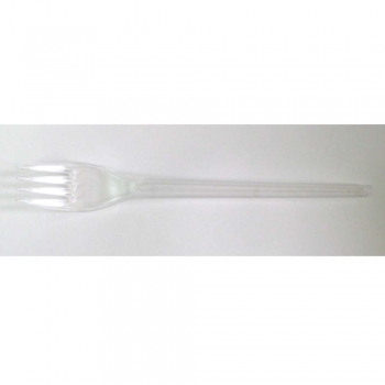 Gabel - transparent - 100 Stück