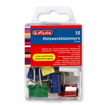 Vielzweckklammer - 19 mm - 10 Stück/Paket
