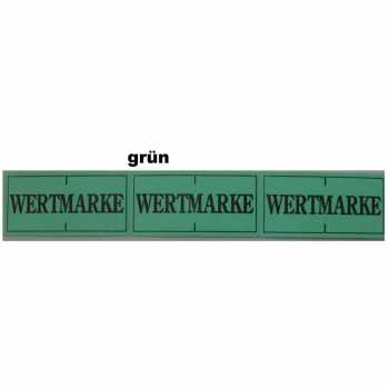 Wertmarken - teilbar - 2000 Stück/Rolle - verschiedene Farben