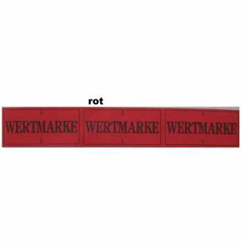 Wertmarken - teilbar - 2000 Stück/Rolle - verschiedene Farben
