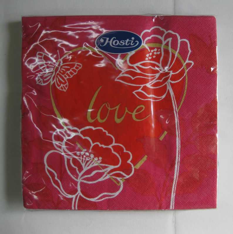 Servietten "L'amour"