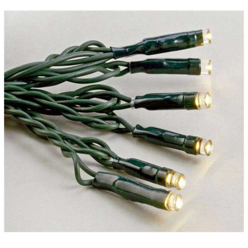 Lichterkette für Außen und Innen - warmweiß - klar/klar - 120-teilig