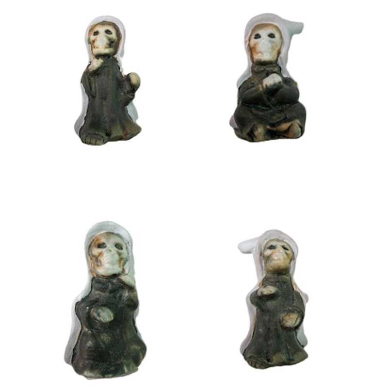 Dekofigur "Tod" - 4-fach-sortiert - Höhe: 7,5 cm - 4 Ausführungen