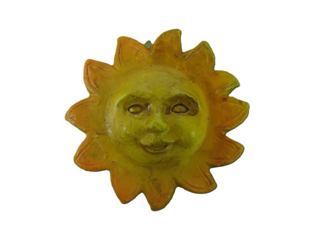 Sonne aus Kunststoff - Durchmesser: 4 cm