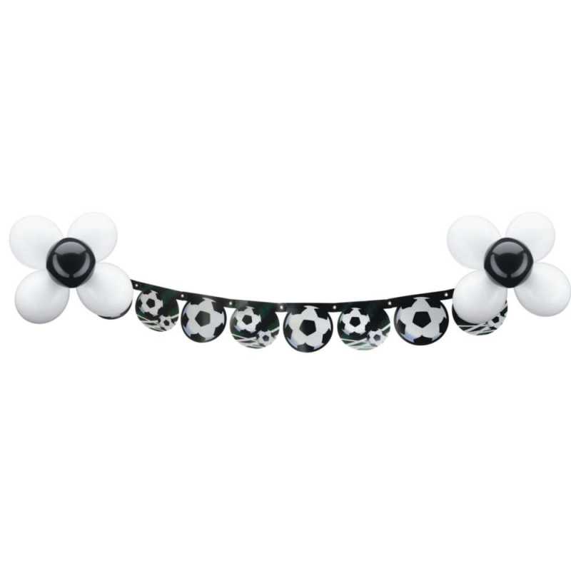 Party-Deko-Set "Soccer" - Fußballgirlande - 1,3 m