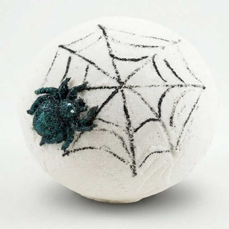 Kugelkerze mit Spinne - Durchmesser: 80 mm