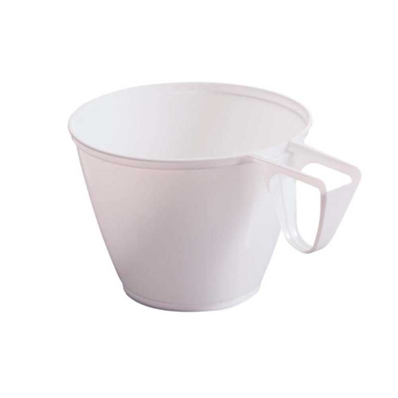 Kaffeetasse - Kunststoff mit Henkel - 50 Stück