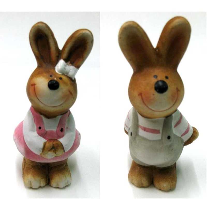 Deko-Hasenpärchen - 9 cm