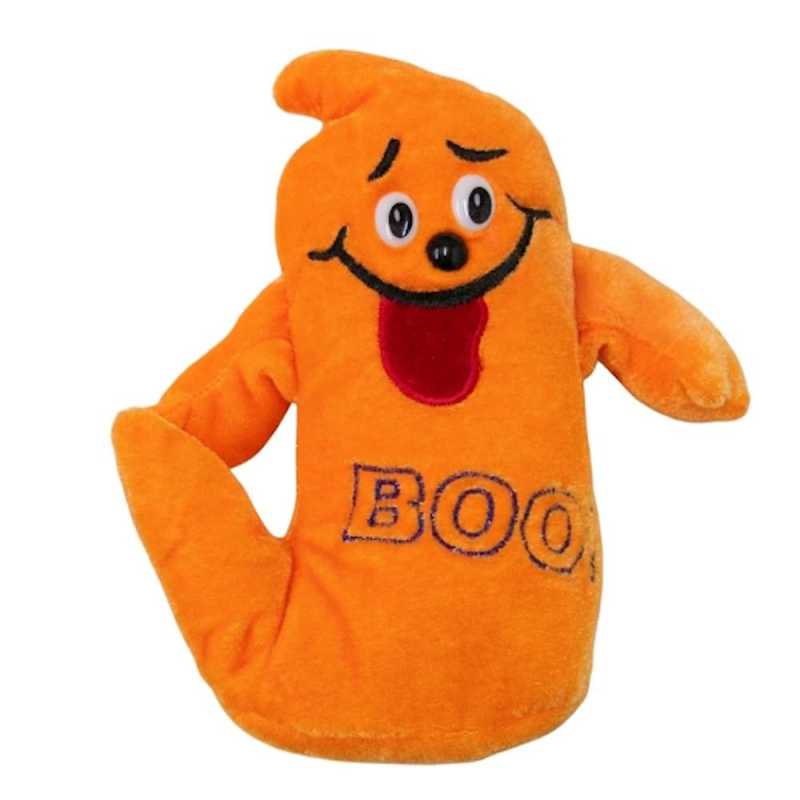 Plüschgeist mit Ton - 16 cm - orange oder schwarz