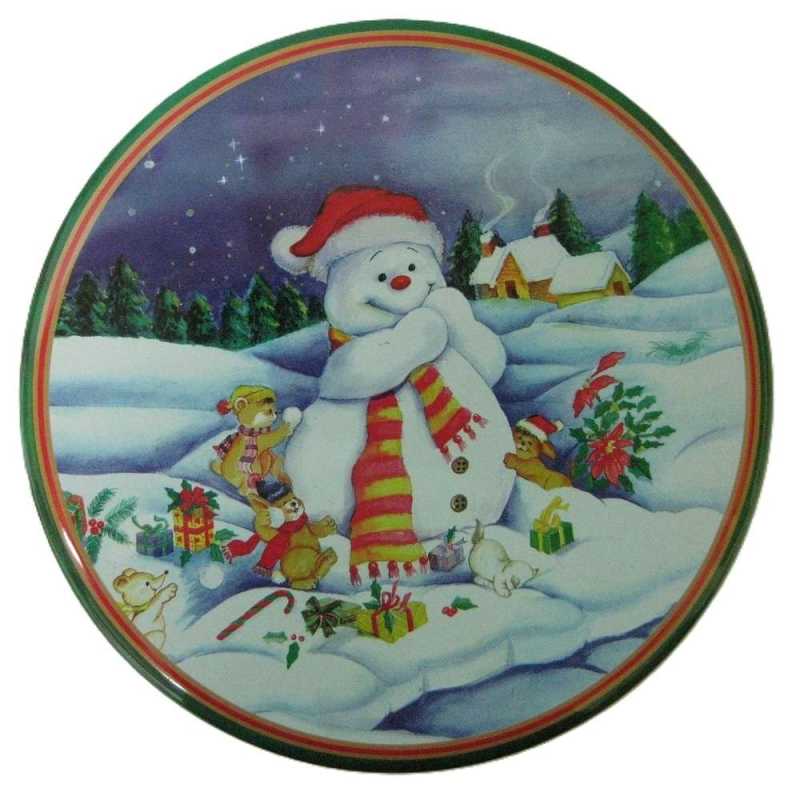 Metalldosen - Weihnachtsmotiv - 2 Stück