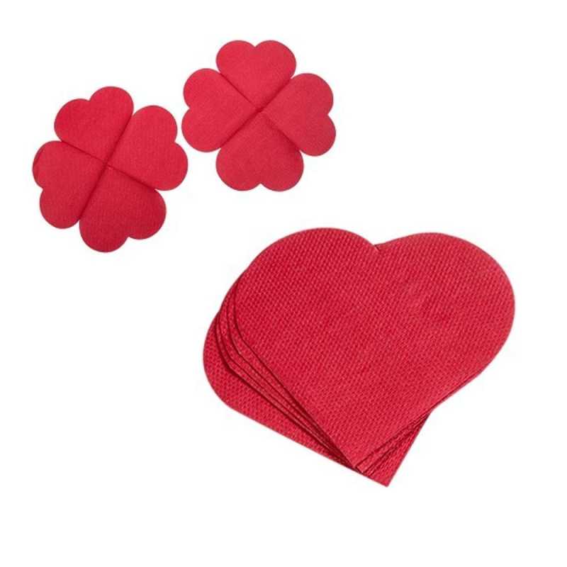 Servietten Herz - 2-lagig - 12 Stück