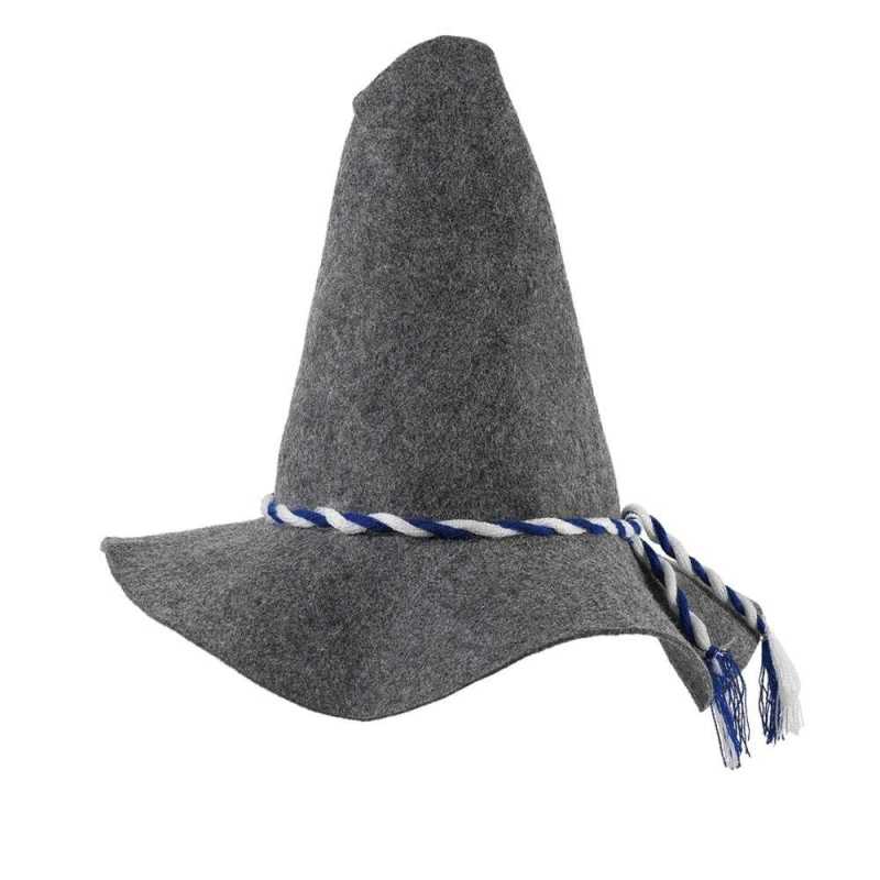 Seppelhut "Bayern" mit blau/weißer Kordel