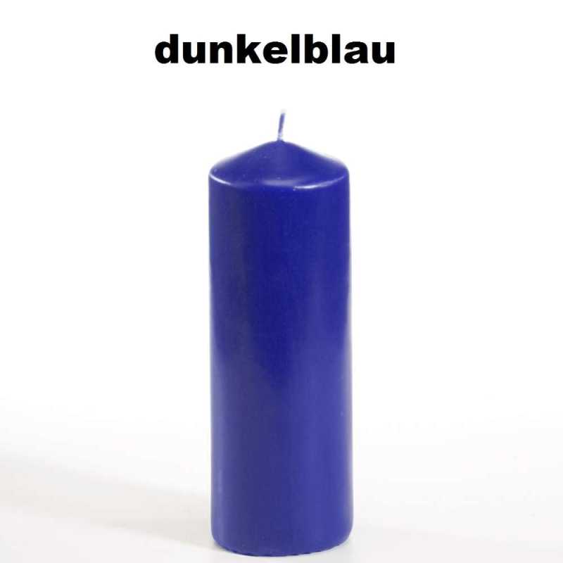Stumpenkerze - Durchmesser:  60 mm - Höhe: 165 mm - verschiedene Farben