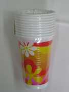 Becher "Love & Peace" -10 Stück/Paket