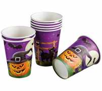 Papp-Becher "Halloween" - 8 Stück