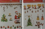 Weihnachts-Fensterbilder - verschiedene Motive