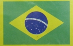 Hissfahne "Brasilien" - 1,50 x 0,90 m