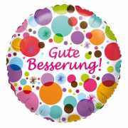 Folienballon "Gute Besserung" -  D: ca. 43 cm