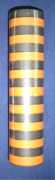 Luftschlange - orange/schwarz - 4 m