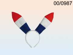 Haarreifen "Bunny" Frankreichfarben