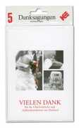 Hochzeit Danksagung 5 Stück/Paket