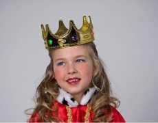 Königskrone goldfarben für Kinder