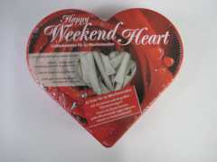 Happy Weekend Heart -  Herzbox mit 52 Lose