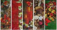 Weihnachts-Flaschentasche - ca. 36 x 13 +8,5- 10 Stück