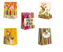Geschenketasche Happy Birthday - 18 x 23 x 10 cm - verschiedene Motive