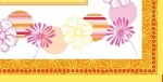 Dunicel-Mitteldecke "Summer Story orange"