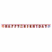 Happy Birthday-Girlande »Pink Hula Party« 267cm aus Papier ▷ Partyzubehör jetzt bestellen!