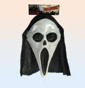 Halloweenmaske leuchtet im Dunkeln