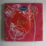 Servietten "L'amour"
