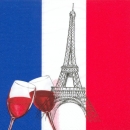 Servietten "France" 50 Stück