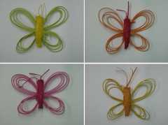 Deko-Schmetterlinge zum Hängen - 15 cm - 4 Stück