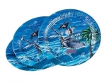 Pappteller "Scout-Black John" - 8 Stück/Paket