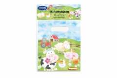 Partytüten "Farm animals" - 15 Stück/Paket