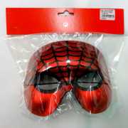 Augenmaske - Domino Spinne rot