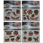 Colourface - "Deutschland" - 6 Sticker/Bogen