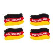 Colourface - "Deutschland-Flagge" - 4 Sticker/Bogen