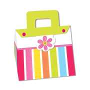 Geschenktasche "Blumen Party" - 4 Stück