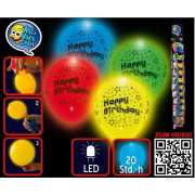 LED-Leuchtballons "Happy Birthday"