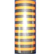 Luftschlange - orange/schwarz - 4 m