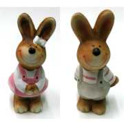 Deko-Hasenpärchen - 9 cm